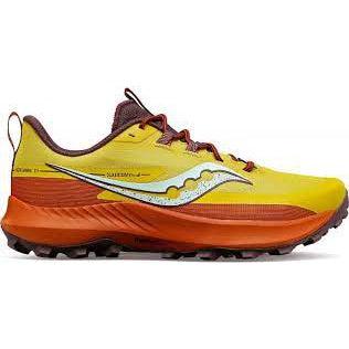 Saucony Men&#39;s Peregrine 13 Trail Running Shoes - Arroyo/Yellow-Saucony