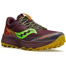 Saucony Men's Xodus Ultra 2 Trail Running Shoes - Nebula Primaire Brun-Saucony
