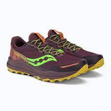 Saucony Men&#39;s Xodus Ultra 2 Trail Running Shoes - Nebula Primaire Brun-Saucony