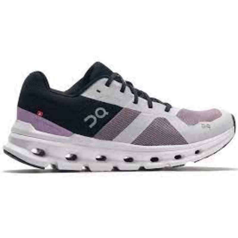 ON WOMENS CLOUDRUNNER-HERON/BLACK-On