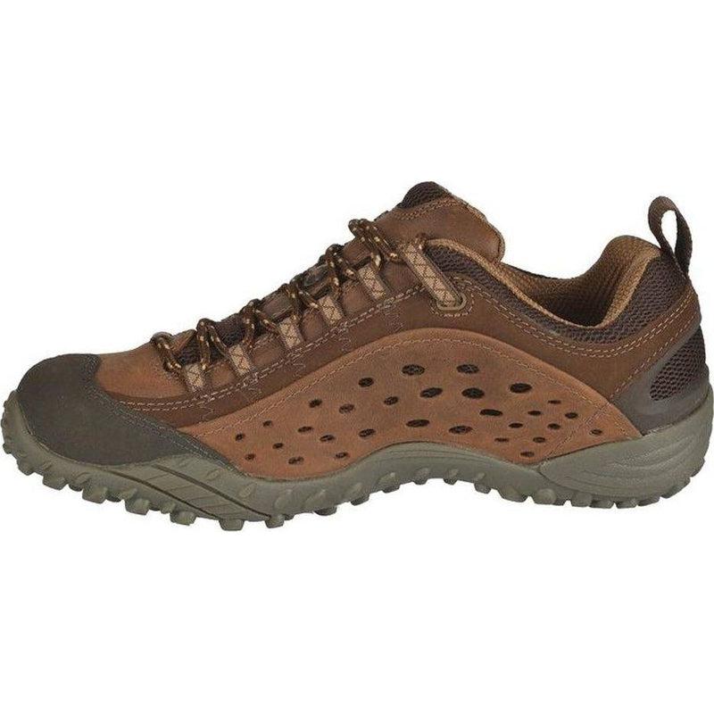 Merrell Men&#39;s Intercept Hiking Shoe - Dark Brown-Merrell