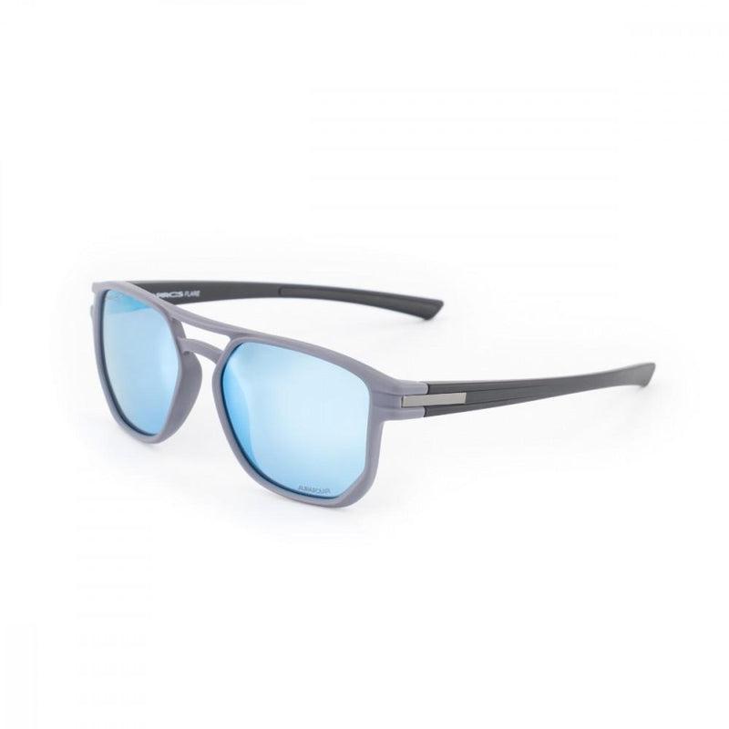 DArcs Flare Lifestyle Sunglasses - F-Mat Grey/Black L-Aura HD Ice Blu-Darcs