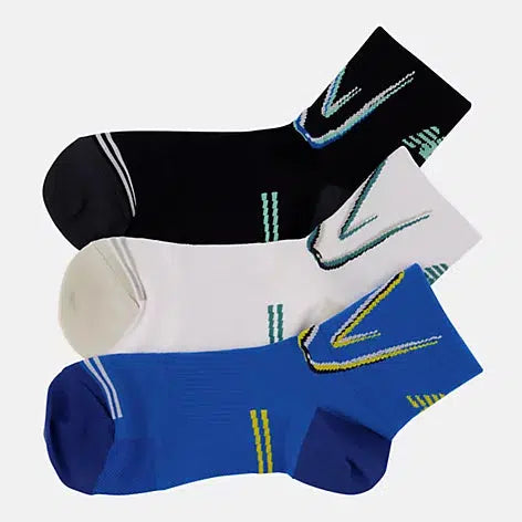 New Balance Impact Run Ankle Sock 3Pk - Assorted colors 1-New Balance