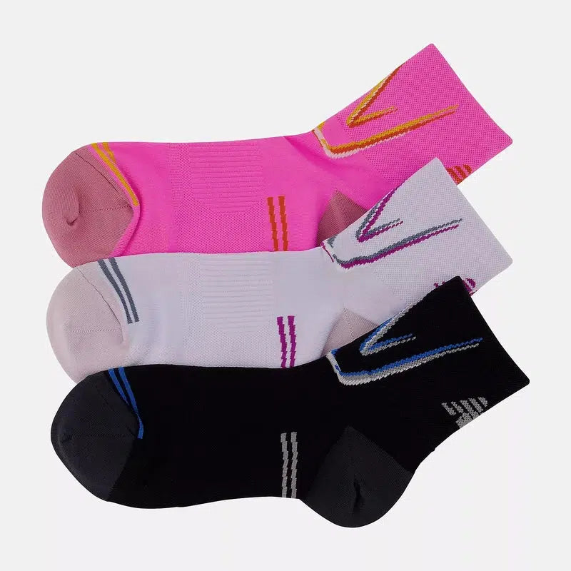 New Balance Impact Run Ankle Sock 3Pk - Assorted colors 2-New Balance