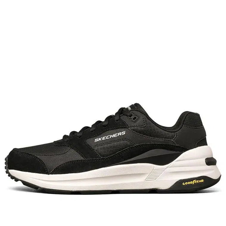 Skechers Men's Global Jogger Road Walking Shoes - Black/White-Skechers