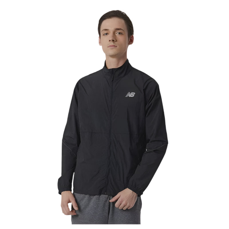 NEW BALANCE MEN'S IMPACT RUN PACKABLE JACKET - BLACK-New Balance