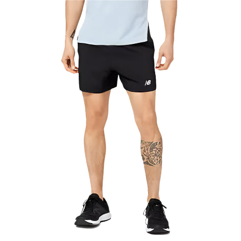 New Balance Men's Accelerate 5 inch Short - Black-New Balance