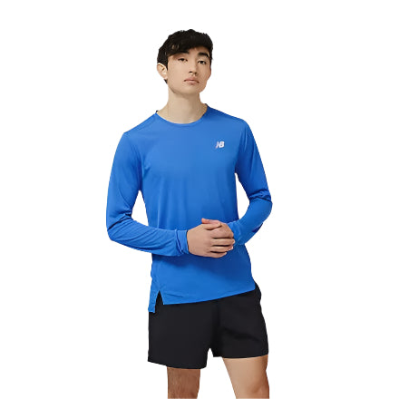 New Balance Men's Accelerate Long Sleeve - Marine Blue-New Balance