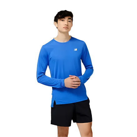 New Balance Men's Accelerate Long Sleeve - Marine Blue-New Balance