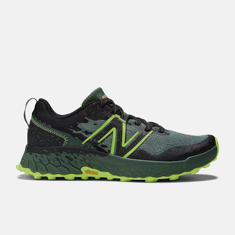 New Balance Men&#39;s Hierro V7 2E WideTrail Running Shoes-Jade with pixel green-New Balance
