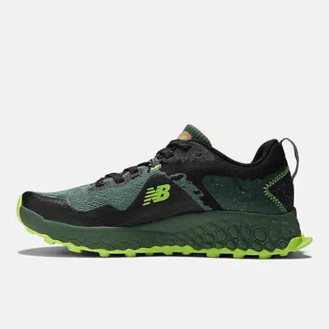 New Balance Men&#39;s Fresh Foam X Hierro v7 Trail Running Shoes- Jade with pixel green-New Balance