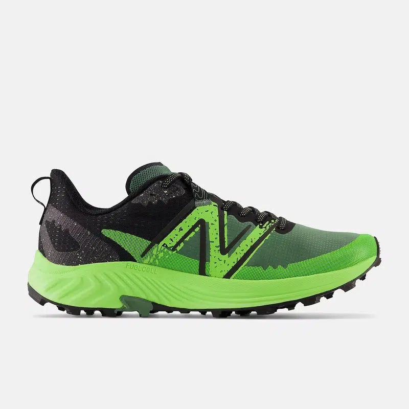 New Balance Men's FuelCell Summit Unknown v3 'D'' Wide Fit Trail Running Shoes- Jade/Black-New Balance
