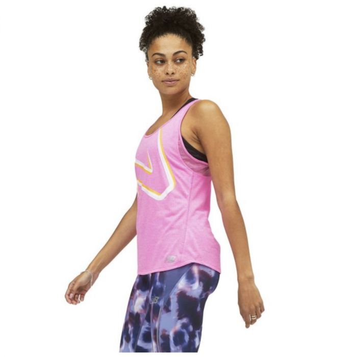 New Balance Women's Impact Run Tank Print -New Balance