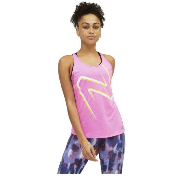 New Balance Women's Impact Run Tank Print -New Balance