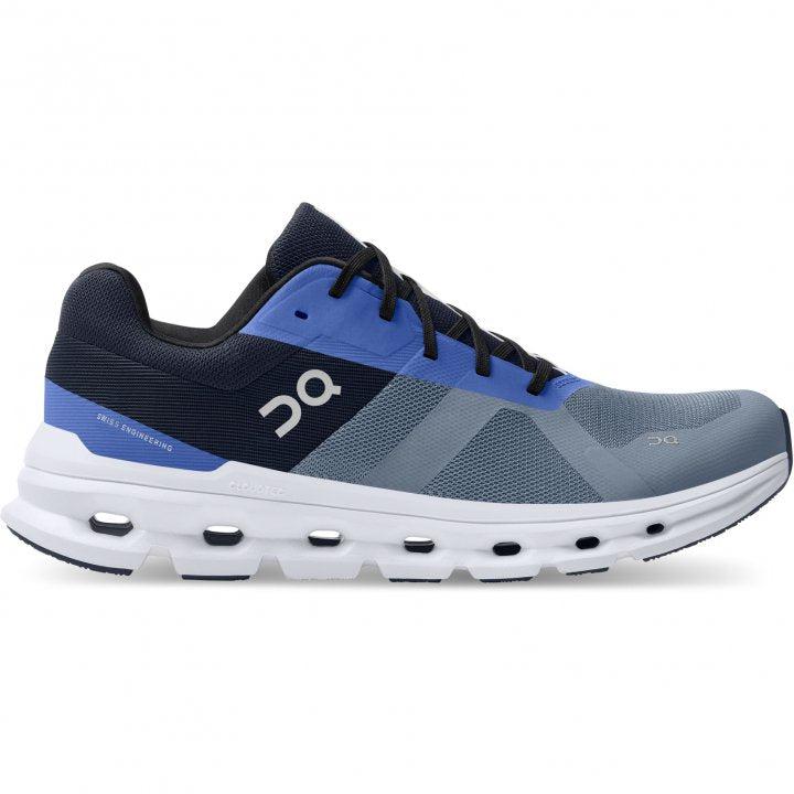 ON Men's CloudRunner Road Running Shoes-Fossil/Midnight-On