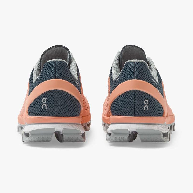 ON Women&#39;s CloudSurfer Road Running Shoes- Coral/Navy-On