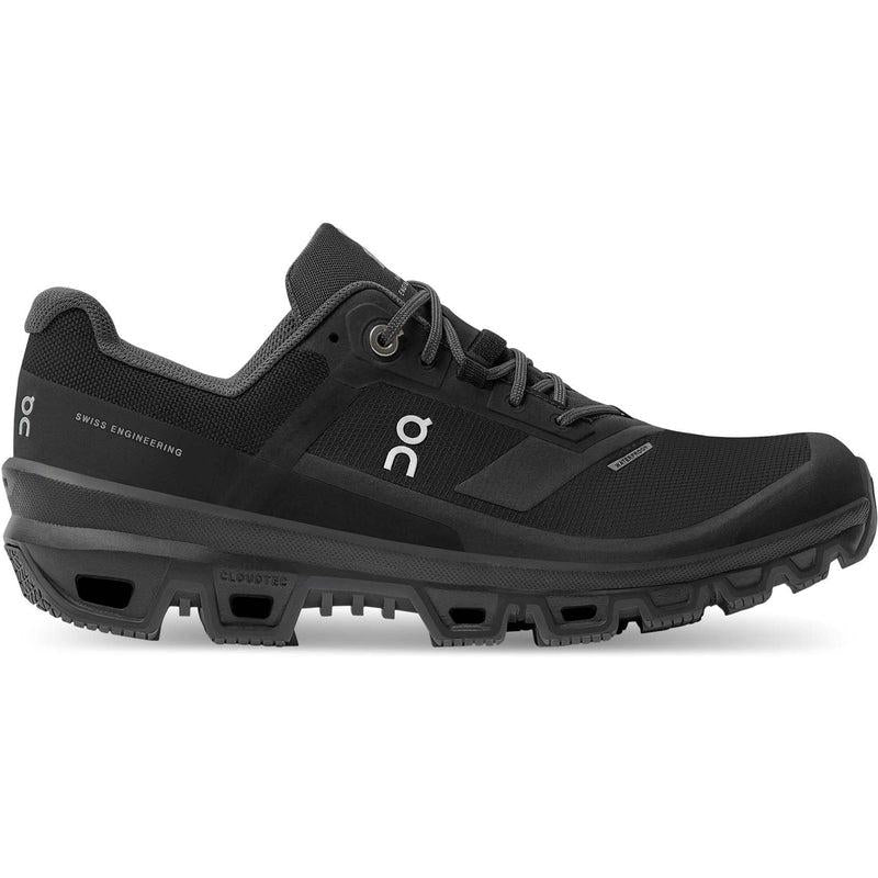 ON Women&#39;s CloudVenture Waterproof Trail Running Shoes - Black/Graphite-On