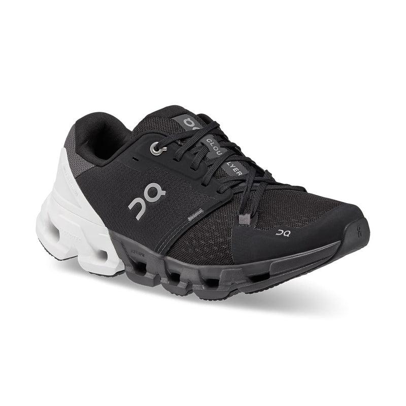 ON Women's CloudFlyer 4.0 Fit Road Running Shoes - Black/White-On
