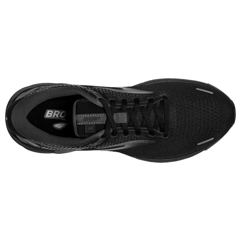 Brooks Men&#39;s Ghost 14 Road Running Shoes - Black/Black/Black-Brooks