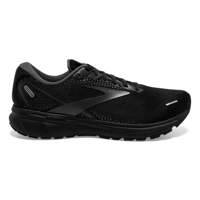 Brooks Men&#39;s Ghost 14 Road Running Shoes - Black/Black/Black-Brooks