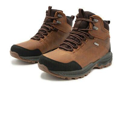 Merrell Men&#39;s ForestBound Mid Leather Water Proof Hiking Boot - Tan-Merrell
