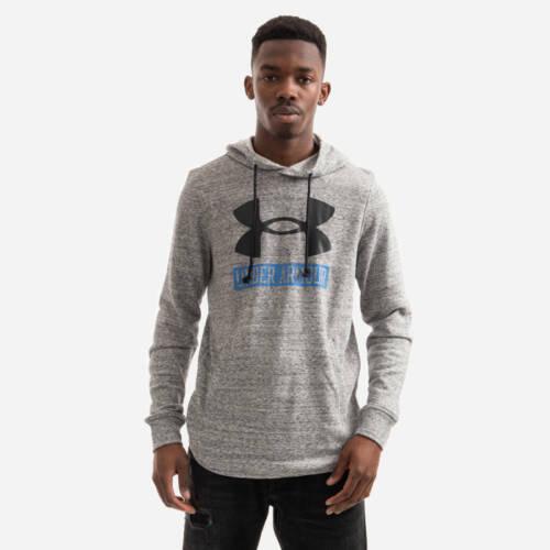 Under Armour Men&#39;s Rival Terry Logo Hoodie - Light Heather-Under Armour