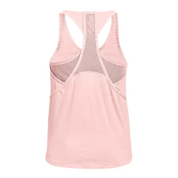 Under Armour Women&#39;s Knockout Mesh Back Tank- Pink-Under Armour