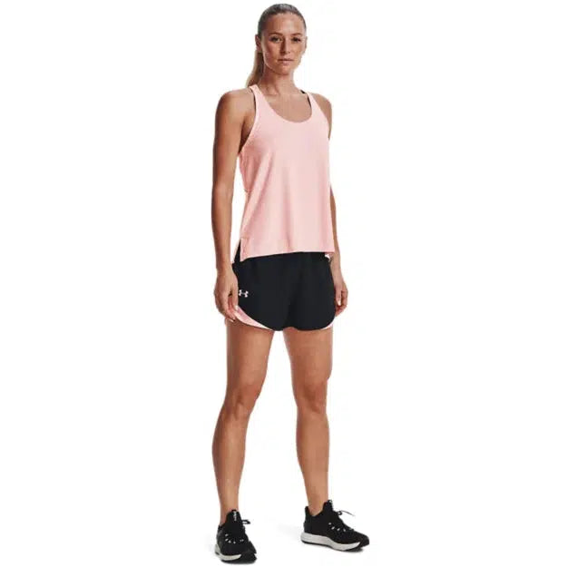Under Armour Women's Knockout Mesh Back Tank- Pink-Under Armour