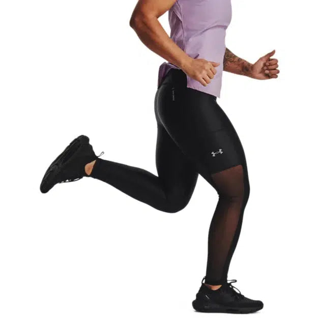 Under Armour Women&#39;s Iso-Chill Run Ankle Tights- Black-Under Armour