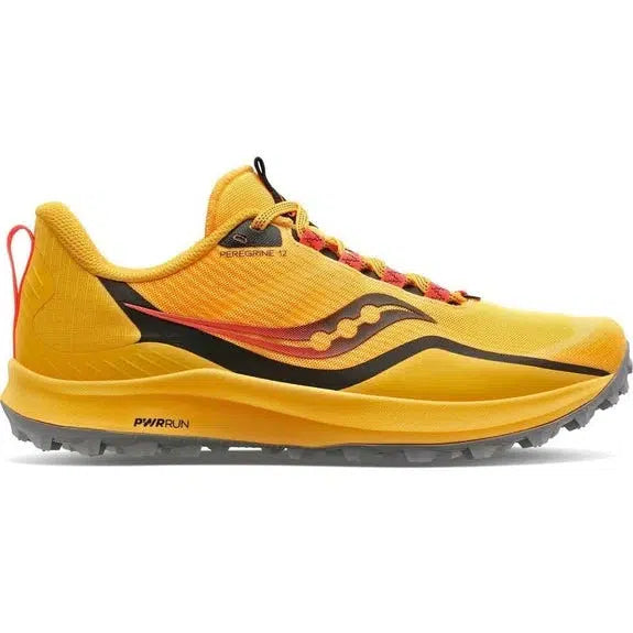 Saucony Women's Peregrine 12 Trail Running Shoes - Vizi Gold/Vizi Red-Saucony