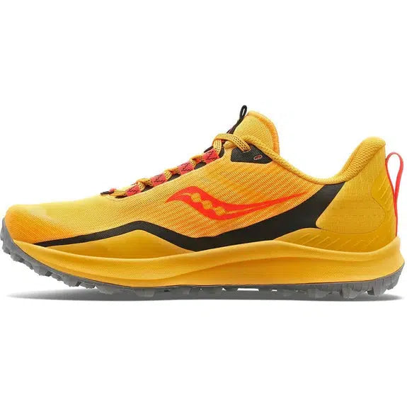 Saucony Women's Peregrine 12 Trail Running Shoes - Vizi Gold/Vizi Red-Saucony