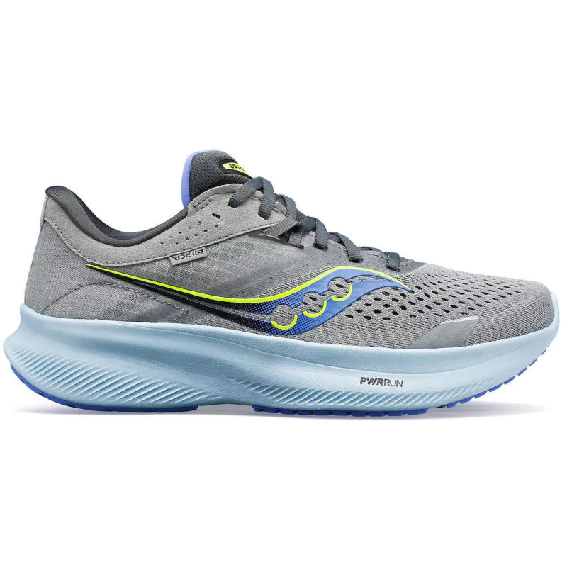 Saucony Women's Ride 16 Road Running Shoes - Fossil/Pool Gris-Saucony