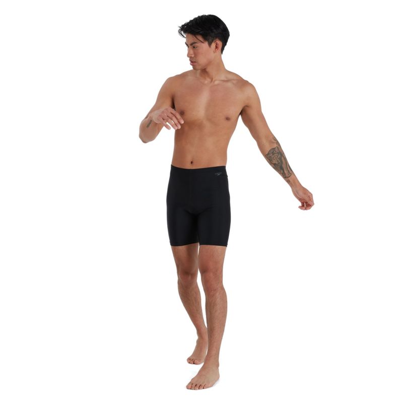 Men&#39;s Essentials Endurance Plus Aqua- Black-Speedo