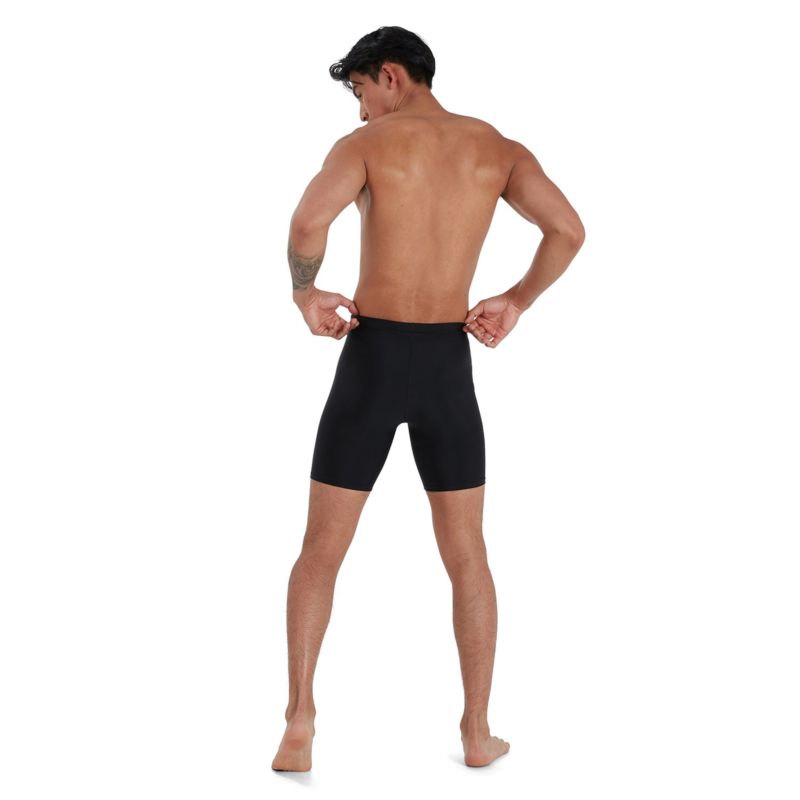 Men's Essentials Endurance Plus Aqua- Black-Speedo