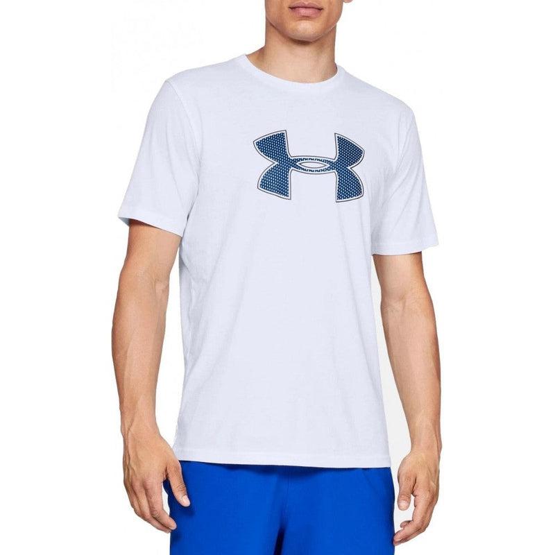 Under Armour Men&#39;s Big Logo Short Sleeve - White-Under Armour