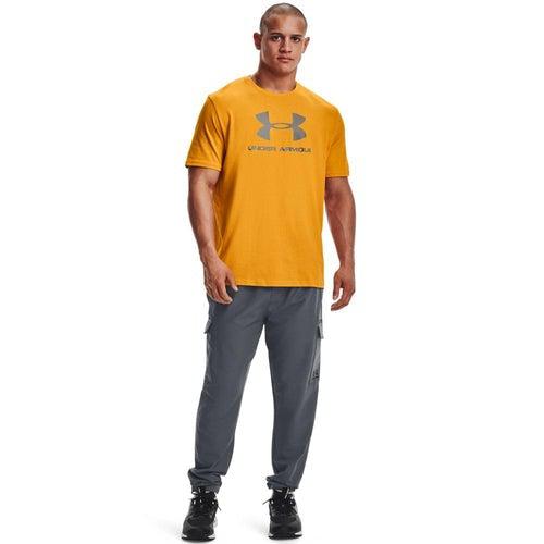 Under Armour Men's Sportstyle Logo Short Sleeve Shirt-Yellow Nectar-Under Armour