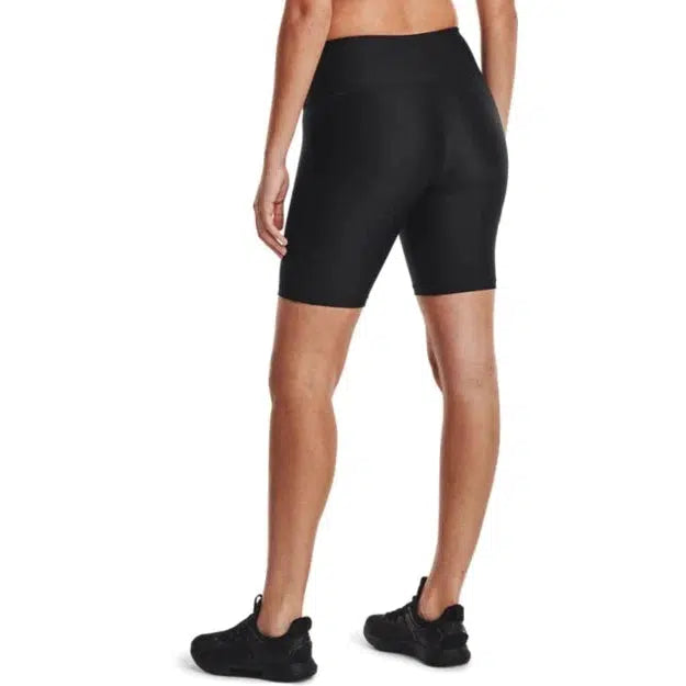 Under Armour Women's HeatGear® Armour Bike Shorts - Black / Reflective-Under Armour