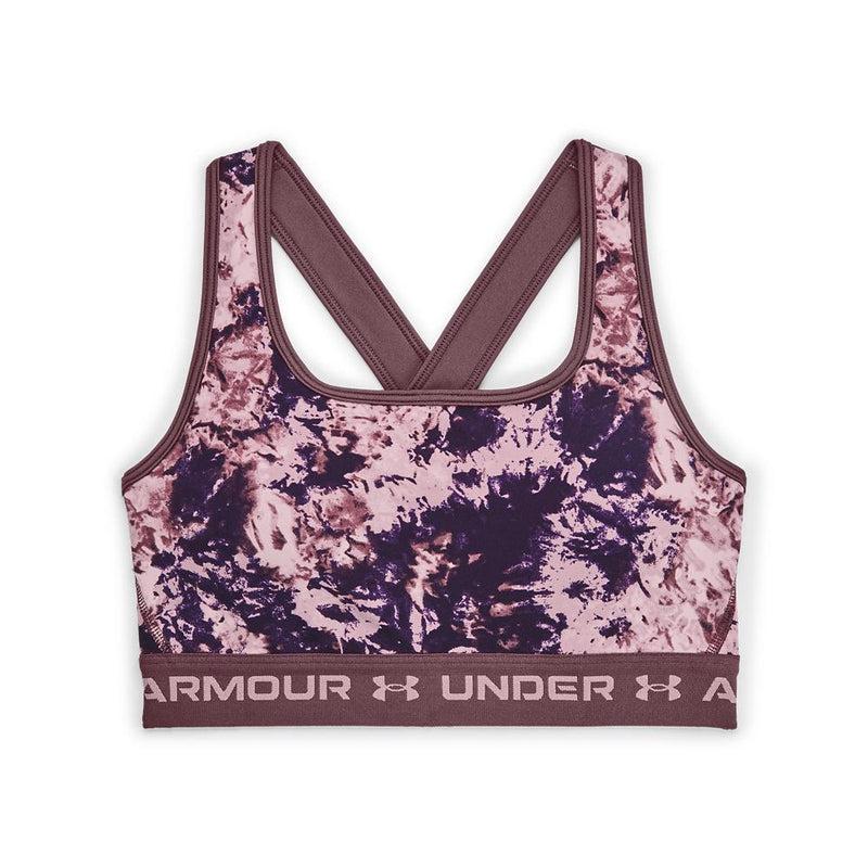 Under Armour Women's Crossback MID Print- Ash/Plum-Under Armour