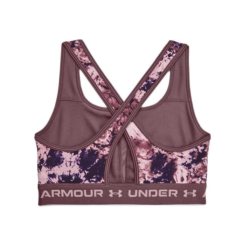 Under Armour Women&#39;s Crossback MID Print- Ash/Plum-Under Armour
