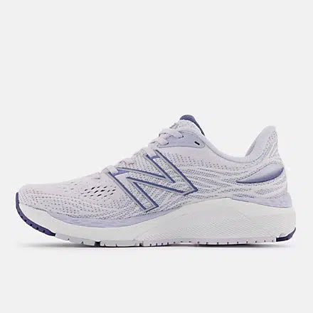 New Balance Women's 860 V12 (D) Wide Fit Road Running Shoes - Libra /Night Air / Night Sky-New Balance