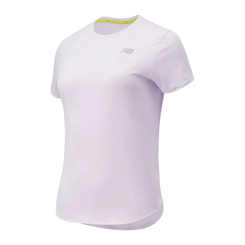 New Balance Women's Printed Accelerate Short Sleeve -Astral Glow-New Balance