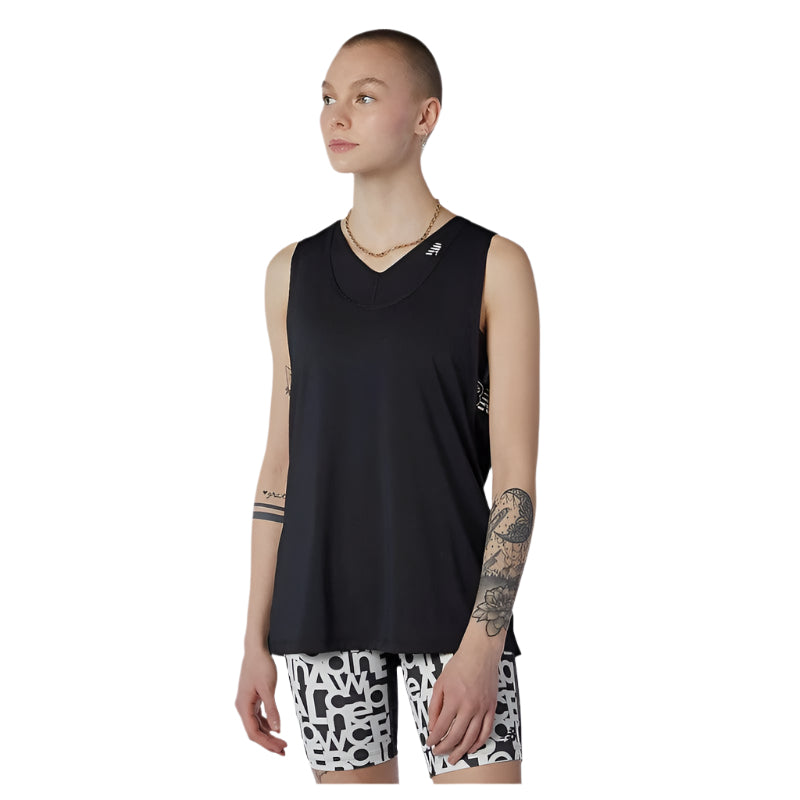 New Balance Women's RLNT Tank - Black-New Balance