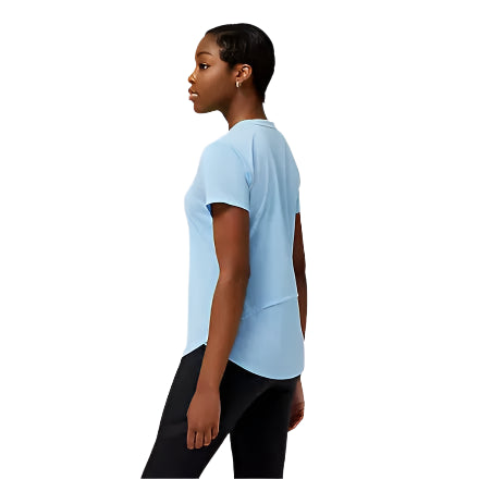 New Balance Women's Accelerate Short Sleeve Top - Blue Haze-New Balance