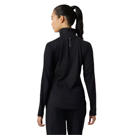 New Balance Women's Accelerate Half Zip - Black-New Balance