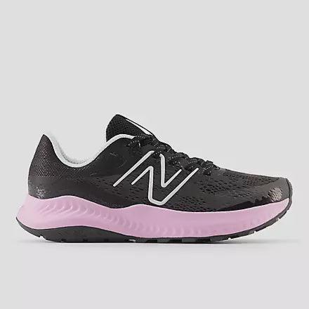 New Balance Women's DynaSoft Nitrel V5 Trail Running Shoes - Black with lilac cloud and light surf-New Balance